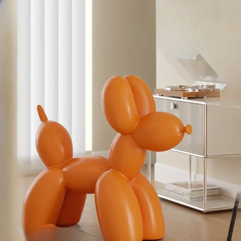 Children's chair kindergarten stool Modern minimalist cartoon puppy chair in the living room of home.