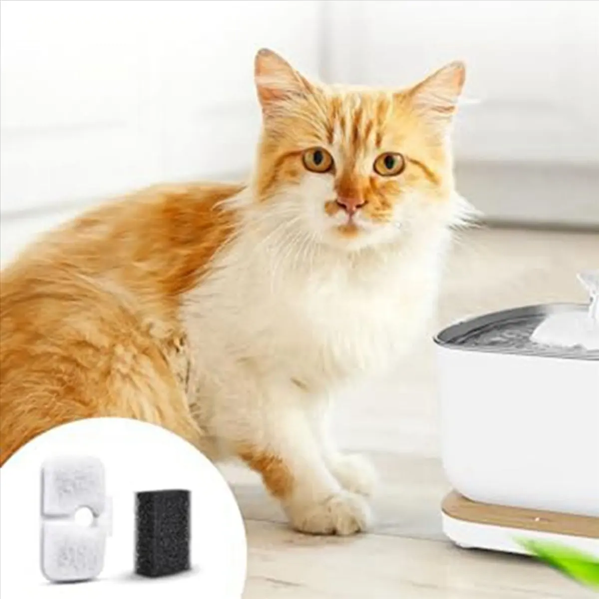 

Фильтры ABZD 48x для фонтанов-поилок PETLIBRO Dockstream для кошек PLWF005/PLWF105/PLWF115 (2.5 л/84 унции)