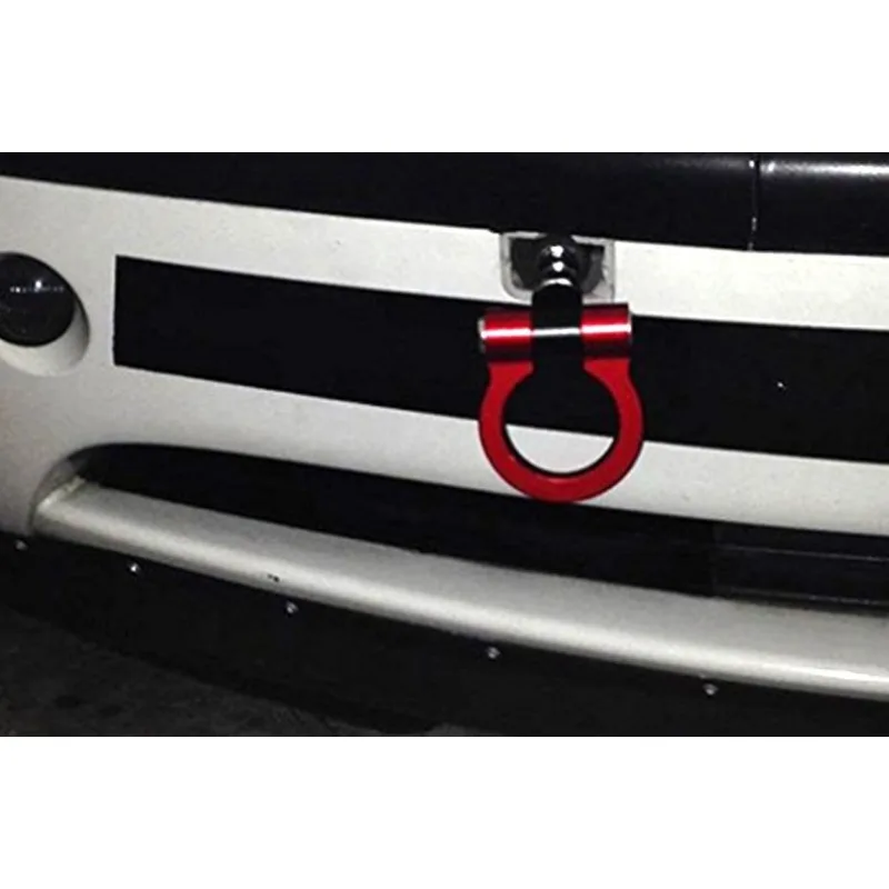 Universal Car Modified Front Bumper Tow Hook Towing Pull Ring Traction Hook Fit Japanese European Vehicles Durable Bumper