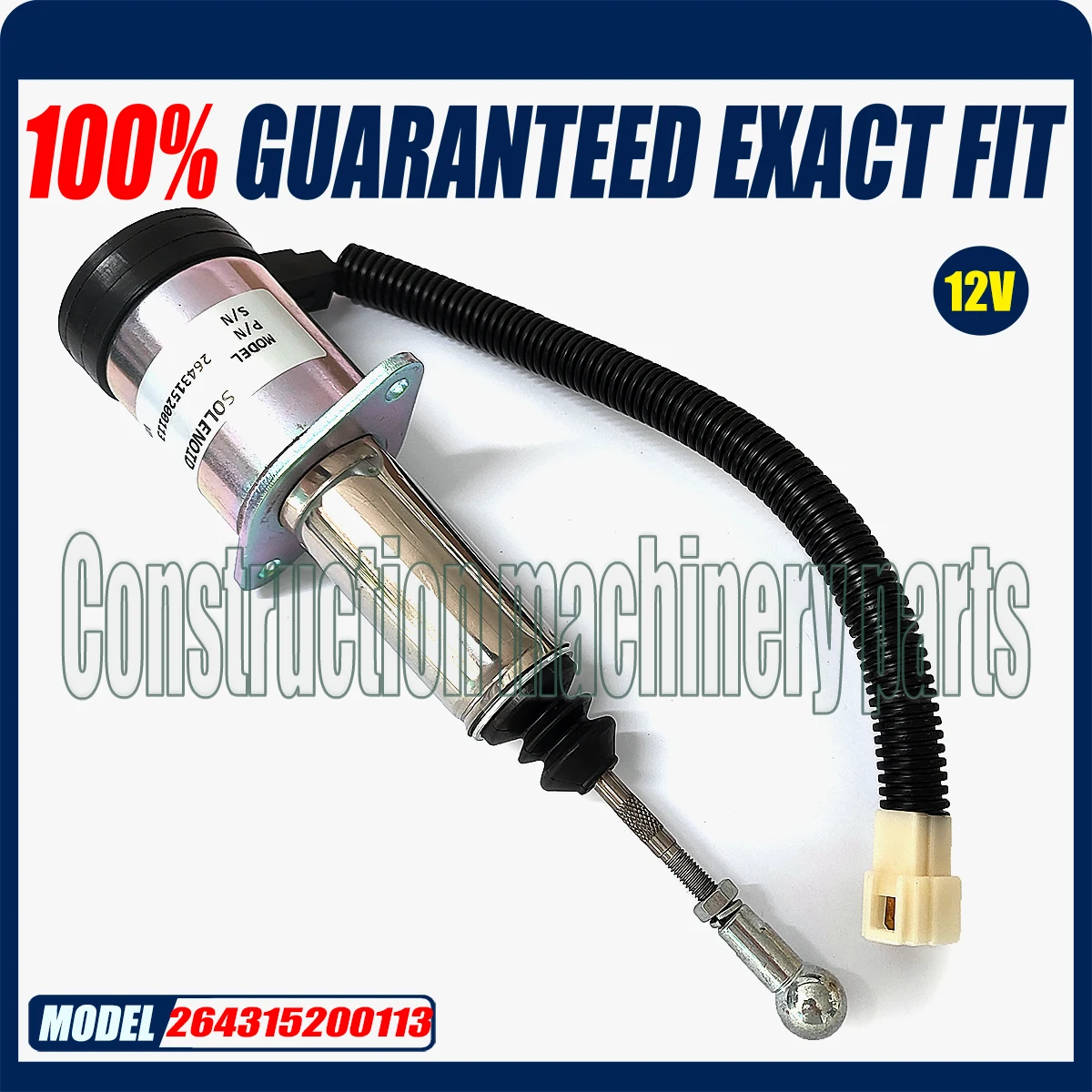 

264315200113 12V Fuel Shut Off Solenoid S620666 14030801 For 613 EI 613 EII 613 EIII Diesel Engine Stop Solenoid 187153 11013111