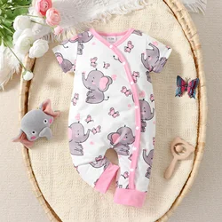 Adorable Elephant Romper Jumpsuit: The Perfect Outfit for Your Little Girl or Boy