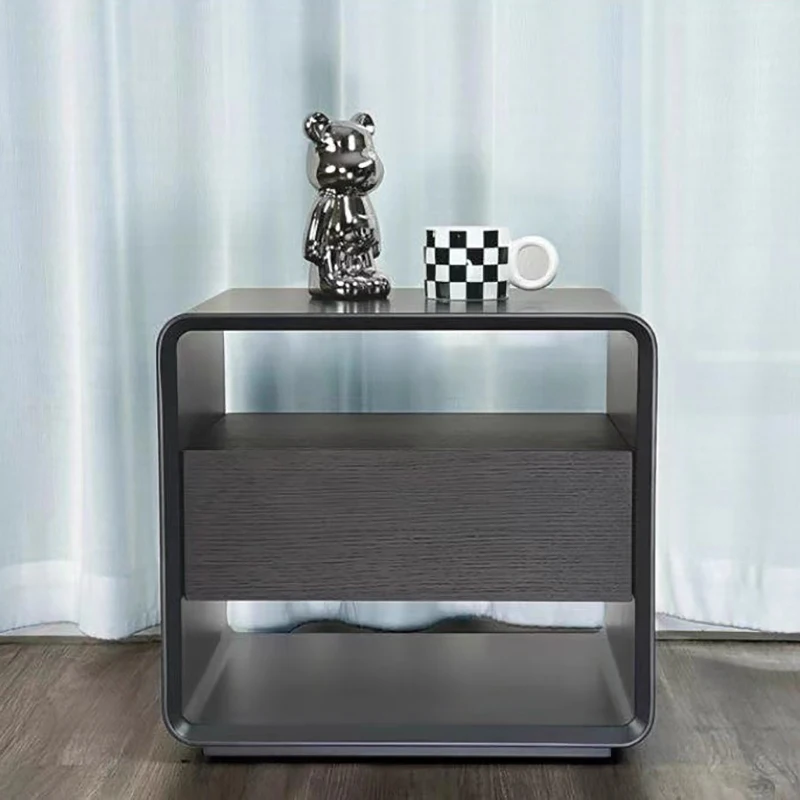 

Minimalist Glamour Nightstands Storage Chic Classic Nordic Nightstands Italian Space saving Mesa De Cabeceira Furniture Bedroom