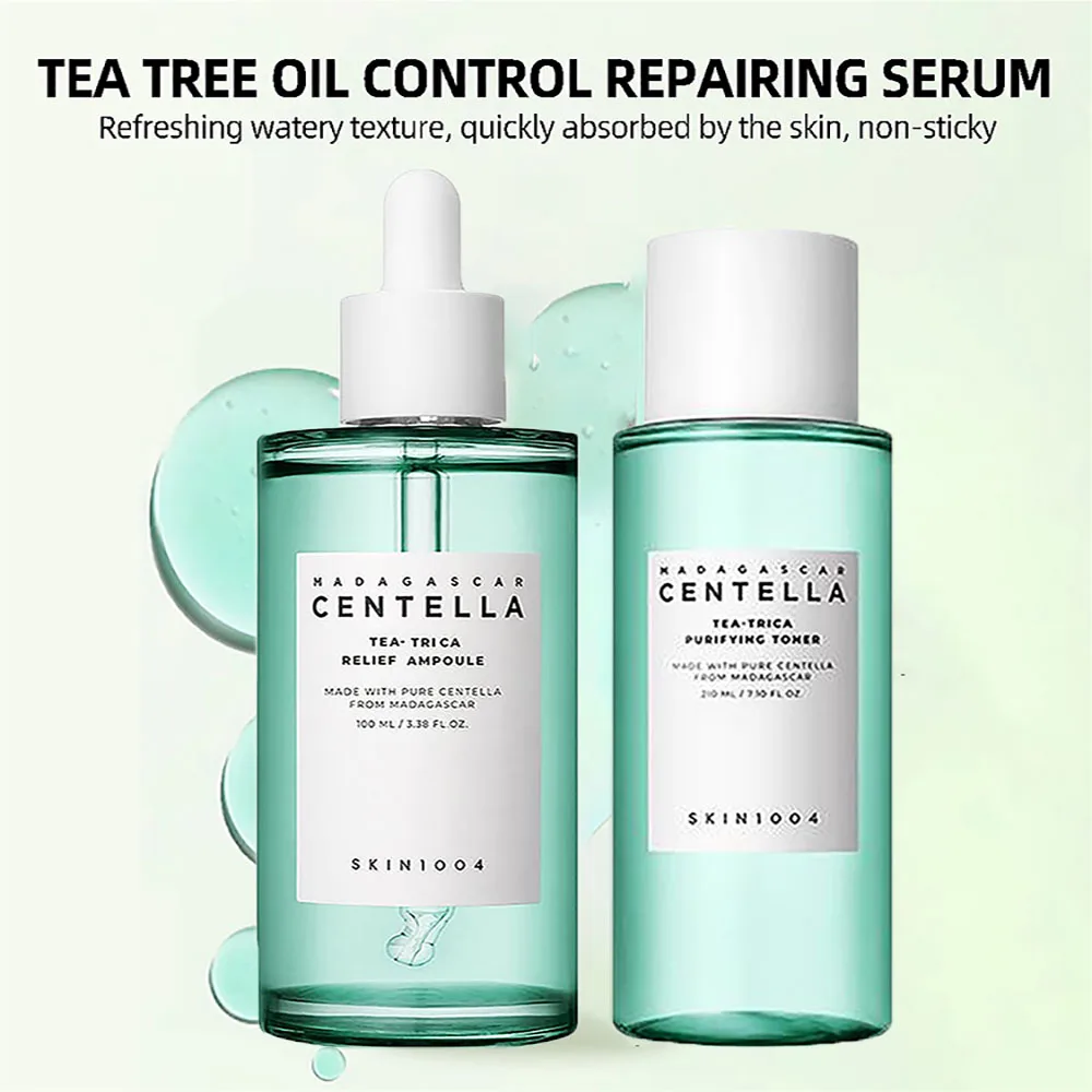 

SKIN1004 Tea-Trica успокаивающая ампульная эссенция тоник с чайным деревом увлажняющий уход за кожей корейские средства по уходу за кожей