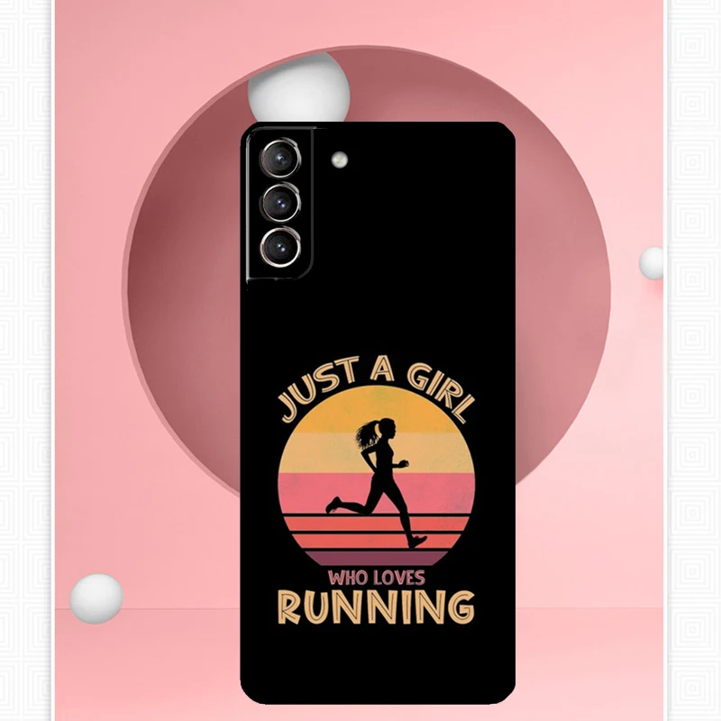 Fitness Girl Gym Case For Samsung Galaxy S24 S23 Ultra S22 S20 FE S21 FE Note 10 20 S8 S9 S10 Plus Cover
