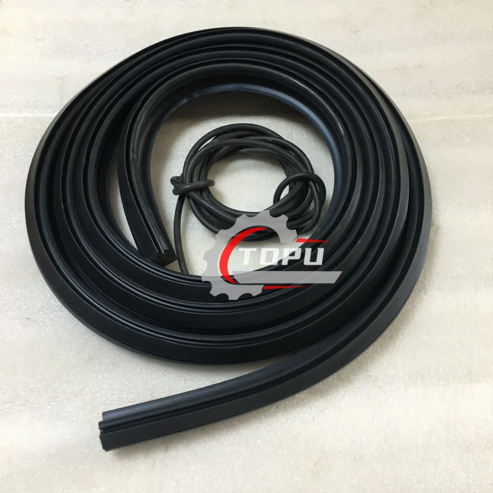 Front Door Rubber Seal 6665568 6554149 Suitable for Bobcat Loader A300 T110 T180 T190 T250 T300 T320 773 S100 S130 S150 S160 S75