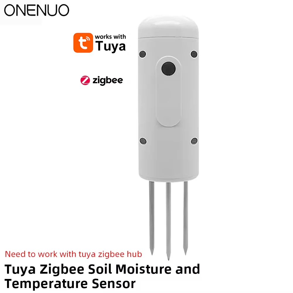 Tuya Zigbee – humidimètre Intelligent sans fil, testeur de température et d'humidité du sol, moniteur de plante, détecteur IP67 pour la plantation de jardin