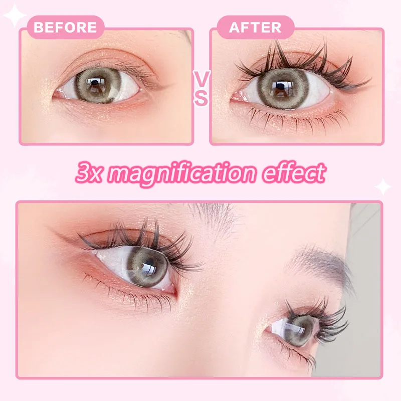 Hot 5 Pairs 3D Manga Eyelashes Soft Long Lashes Thick Mink False Eyelashes Makeup Eyelashes Extended Curly Fluffy Makeup Tools