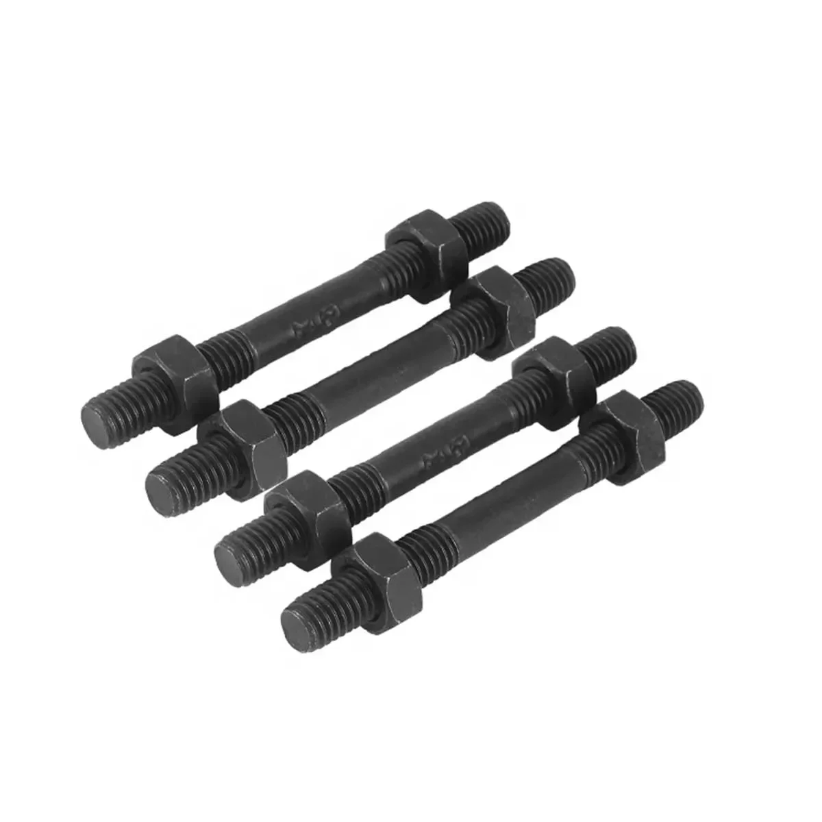 Duplo Cabeça Parafuso e Porca Set, Combinação enegrecida, 8.8 Grade