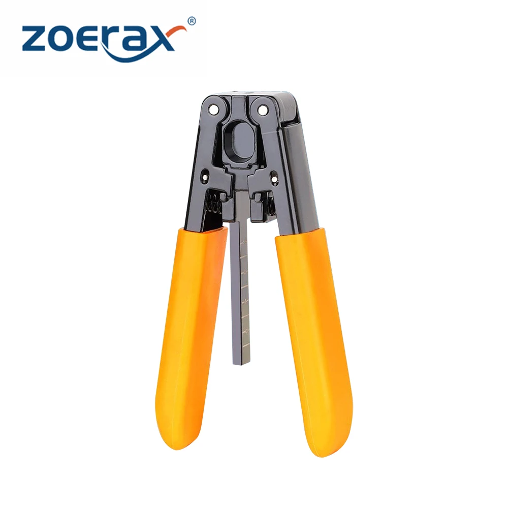 

ZoeRax Fiber Optic Stripping Tool FTTH Fiber Optic Cable Stripper Striping Optical Pliers Hardened Metal Optical Pliers