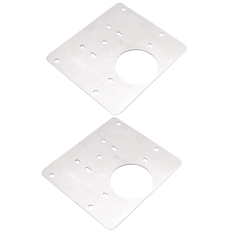 Placa de reparación de bisagra, soporte de placa de reparación de acero inoxidable con tornillos de montaje para muebles, estantes, gabinetes (10 piezas)