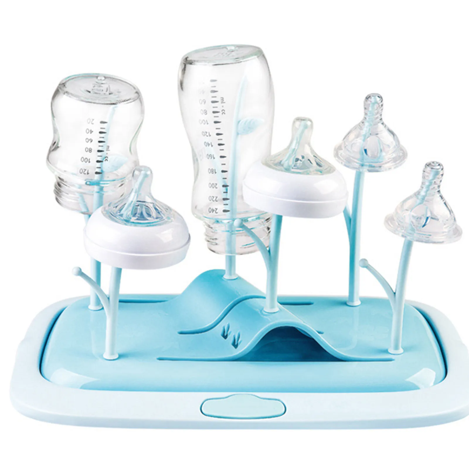 

Cup Rack Draining Holder Baby Bottles Container Nipples Pacifiers Dryer Tree Branch Design Home Decor Baby Bottle Dying Rack