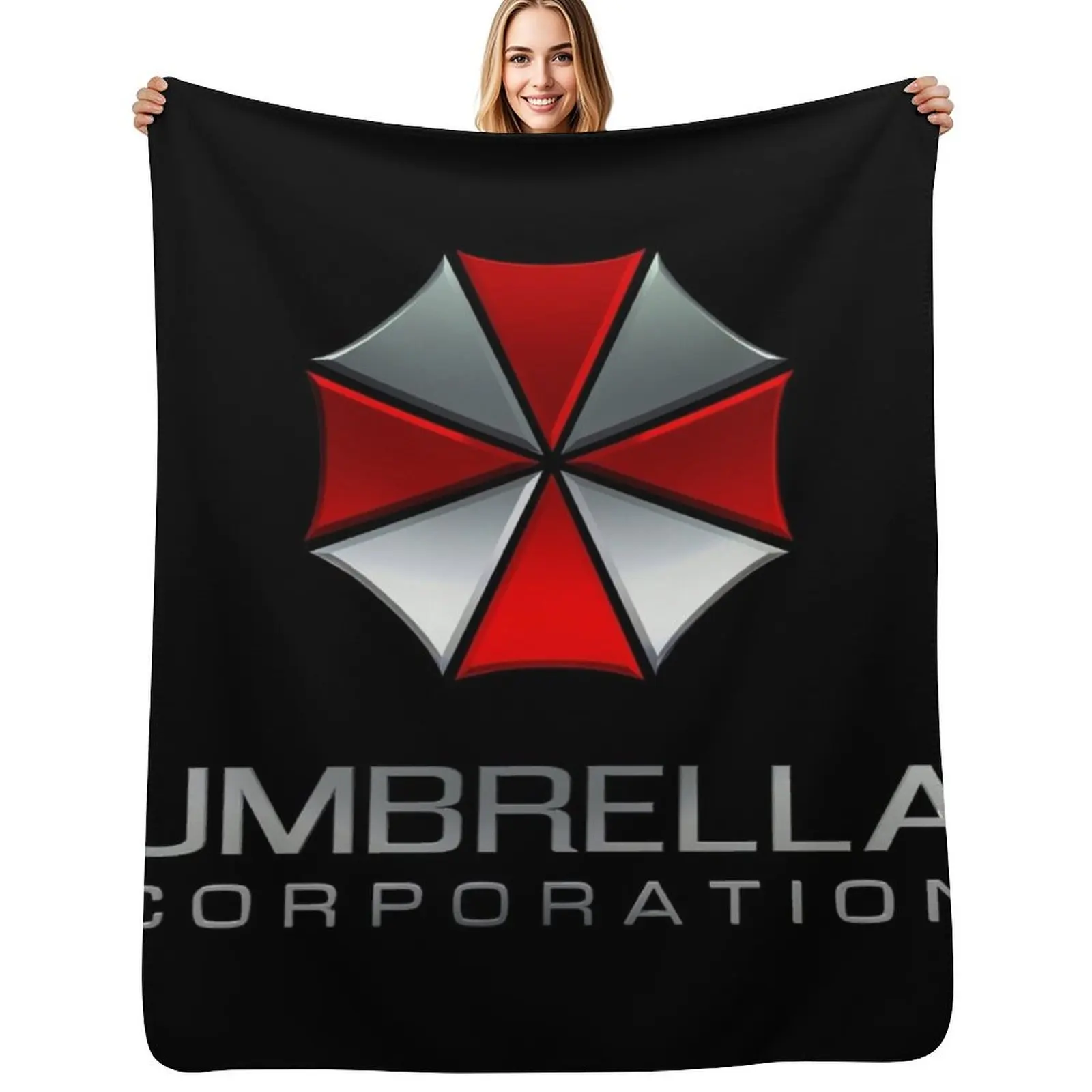 Umbrella Corp. Executive Grade Throw Blanket Luxury Soft Plaid Stuffeds wednesday Plaid Blankets