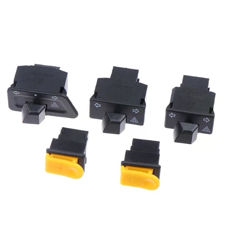 1PC Motorcycle Electric Vehicle Modification Parts Motorcycle Warning Lights Dual Flash Switches Turn Signal Lights Starter