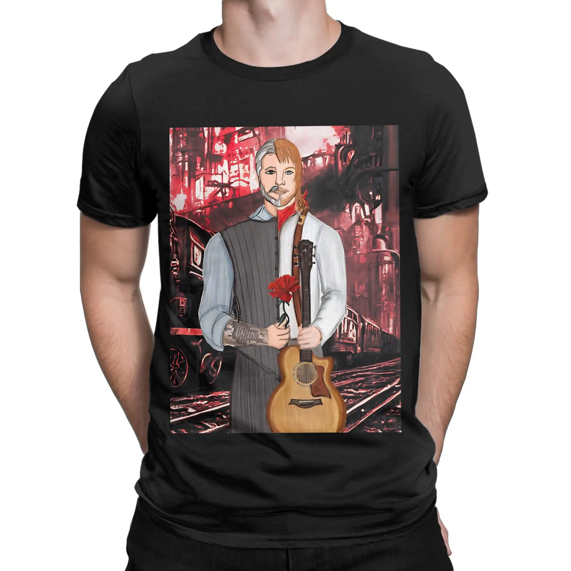 Rich Man, Poor Boy Classic Hadestown Funny 100% Cotton T-Shirt Tees Tops For Men