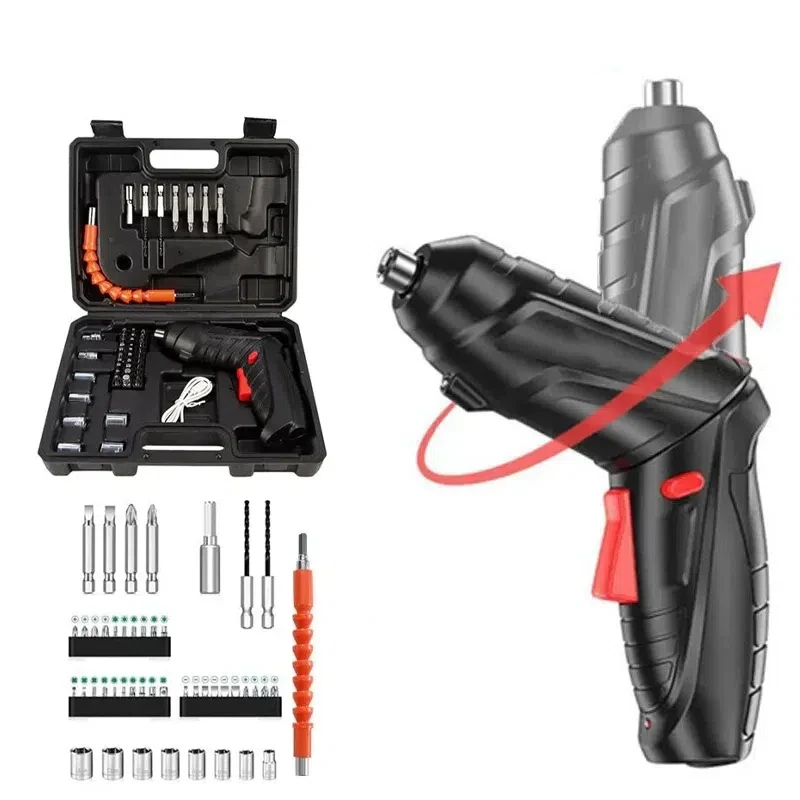 

Mini Household Electric Drill Rotated Cordless Screwdriver 3.6v Power Tools Household Maintenance Repair 1800mAh Lithium Battery