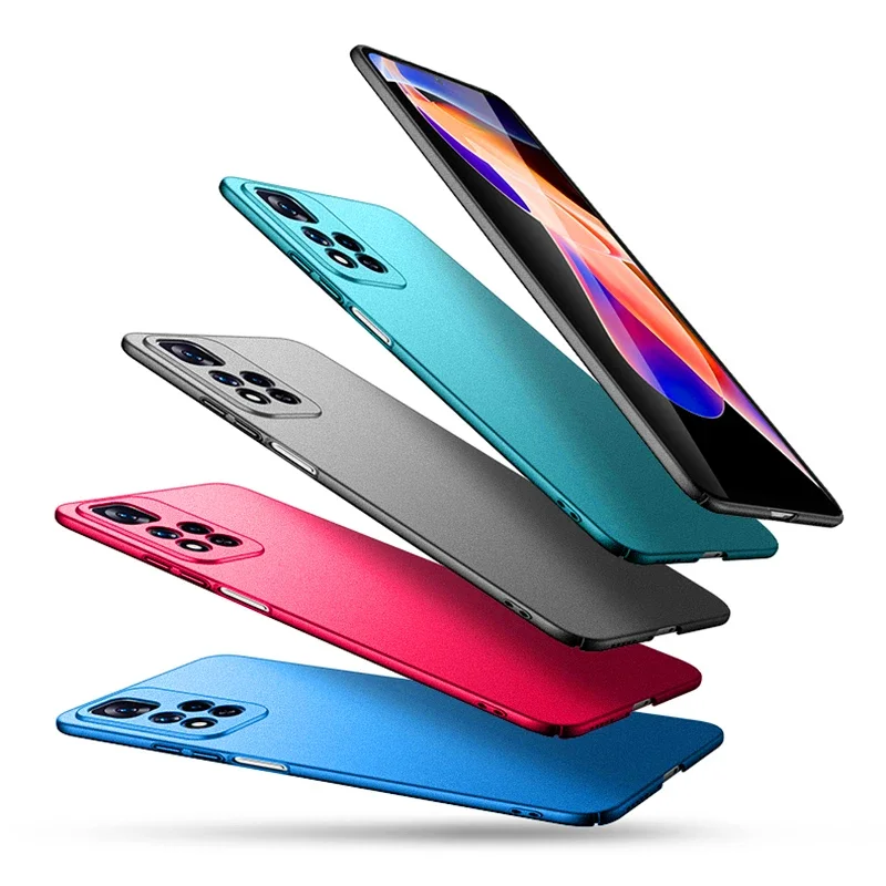 Ultra Thin Matte Hard Case For Xiaomi Redmi Note 11 10 9 8 Pro 11S 10S 11T 10T Back Cover Case For Redmi Note 11S 4G Note 10 5G