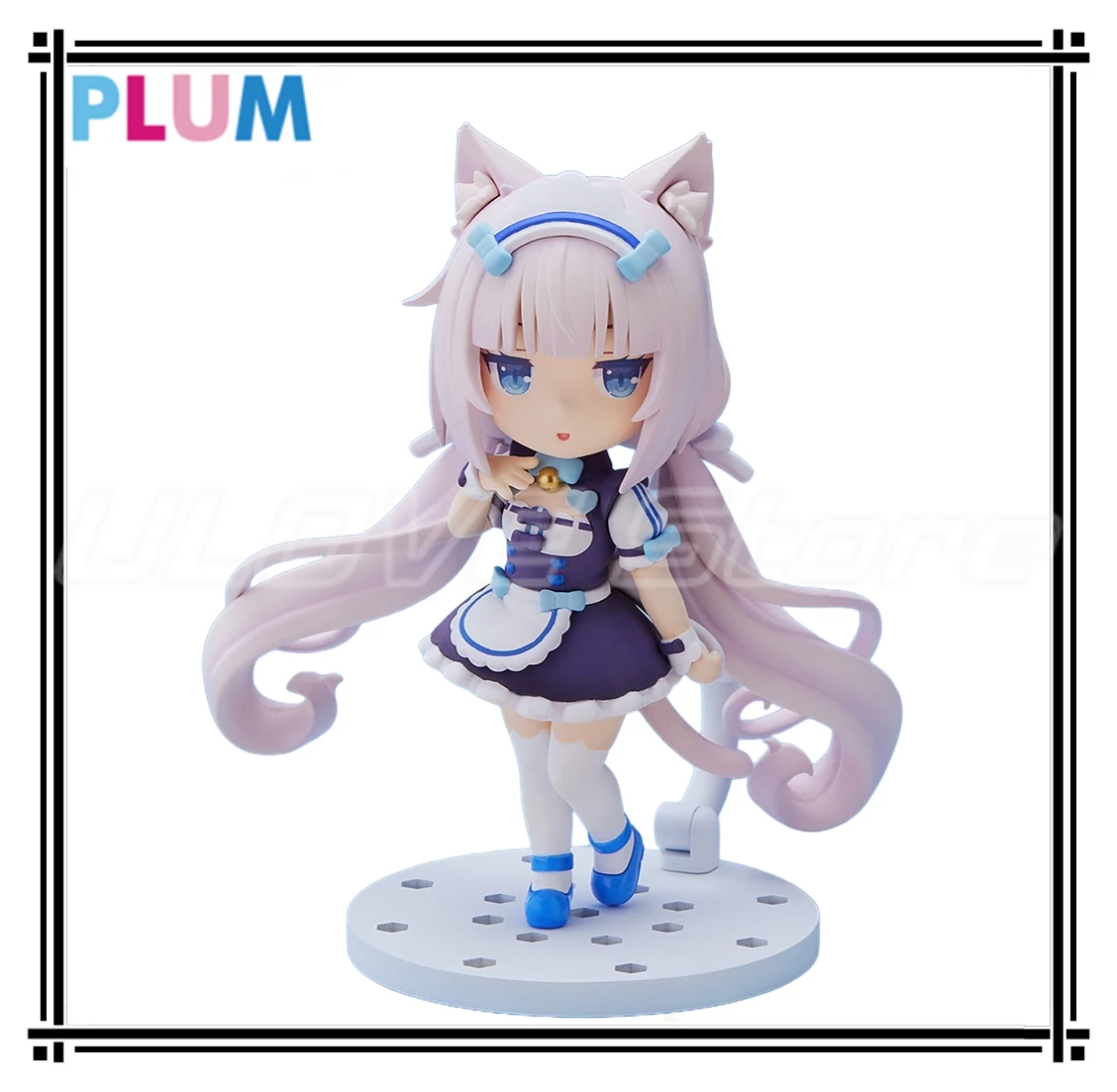 Op voorraad Originele PLUM Mini Figuur 100-serie NEKOPARA Vanille Animatie Figuur Model Collectie Cadeau Ornamenten