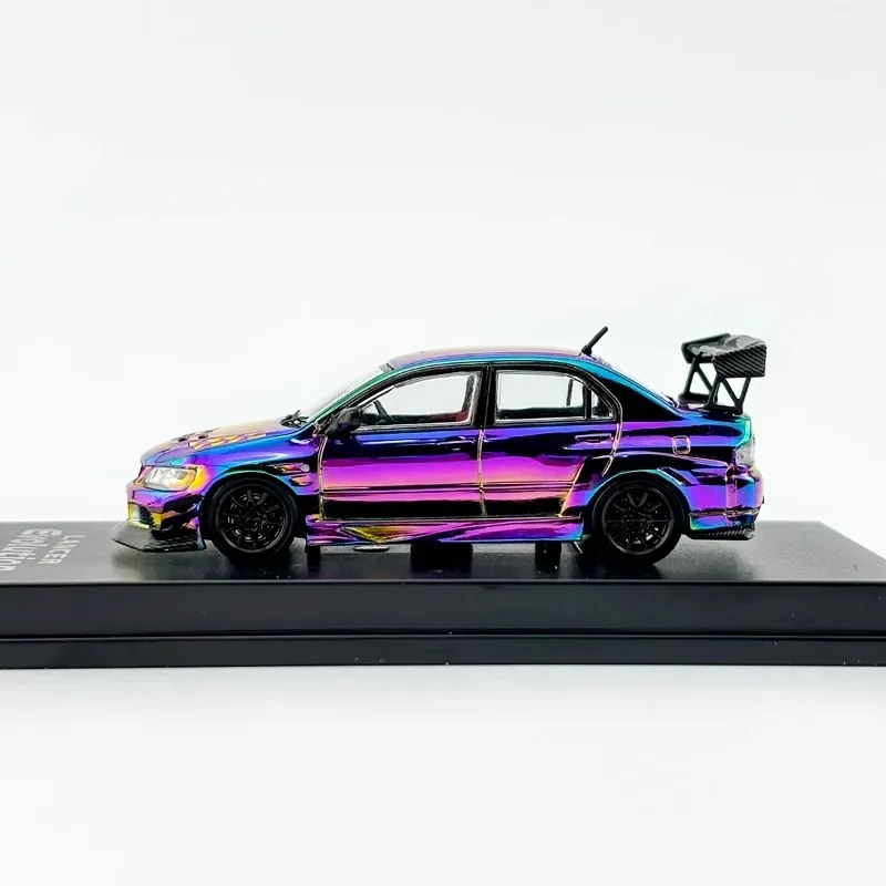 CM 1/64 Mitsubishi Lancer Evo IX Legierung Spielzeug Kraftfahrzeug Druckguss Metall Modell Geschenke