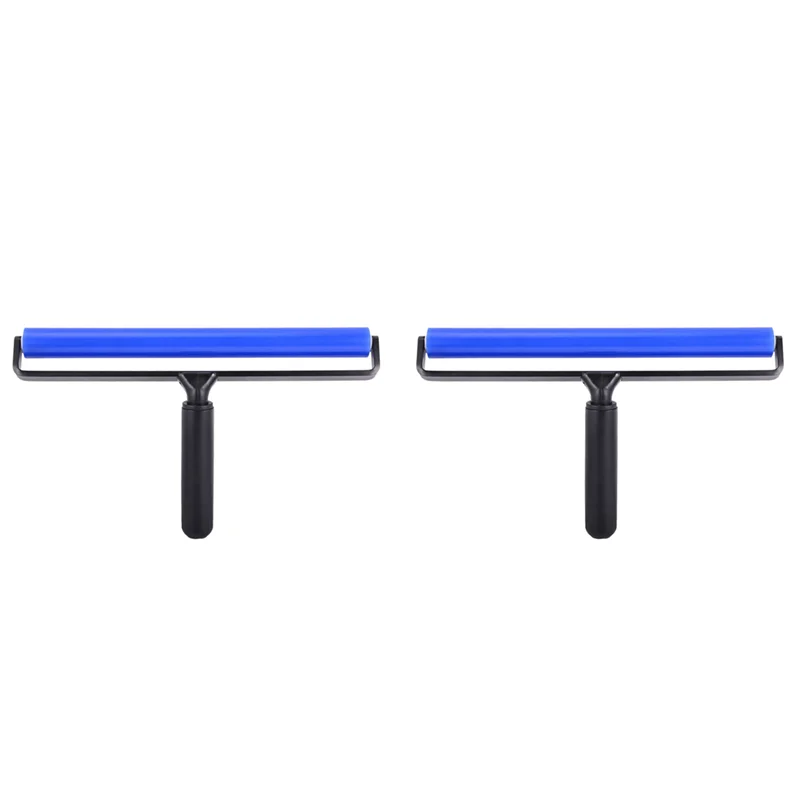 75sto-2pcs-12-inch-wide-glue-silicone-soft-rubber-pasting-roller-squeegee-rolling-wheel-anti-static-sticky-deadener-automotive