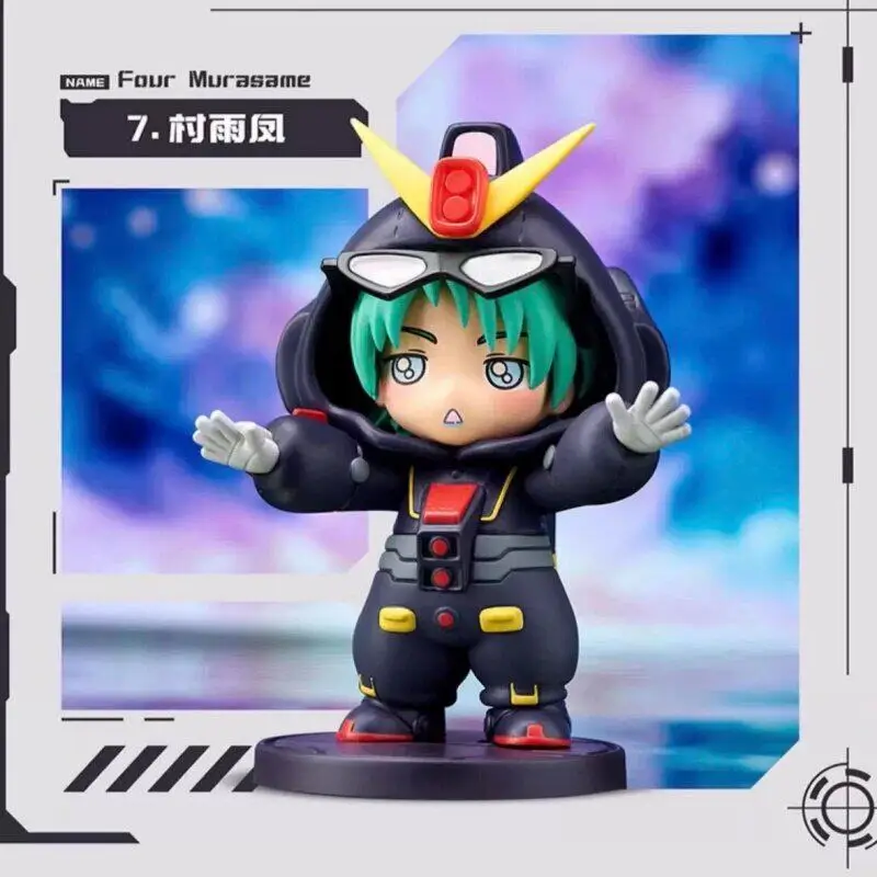 Bandai Bnfigure Q Pyjama Mobile Suit Gundam Universal Century Blind Box Pyjama Outfit Figuur Deel 2 Voor Anime Verzamelaars