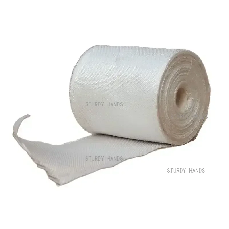 1 Roll High-density Glass Fiber Cloth Fire and High Temperature Resistance Fiber Cloth Tape Household Industrial Accessories
