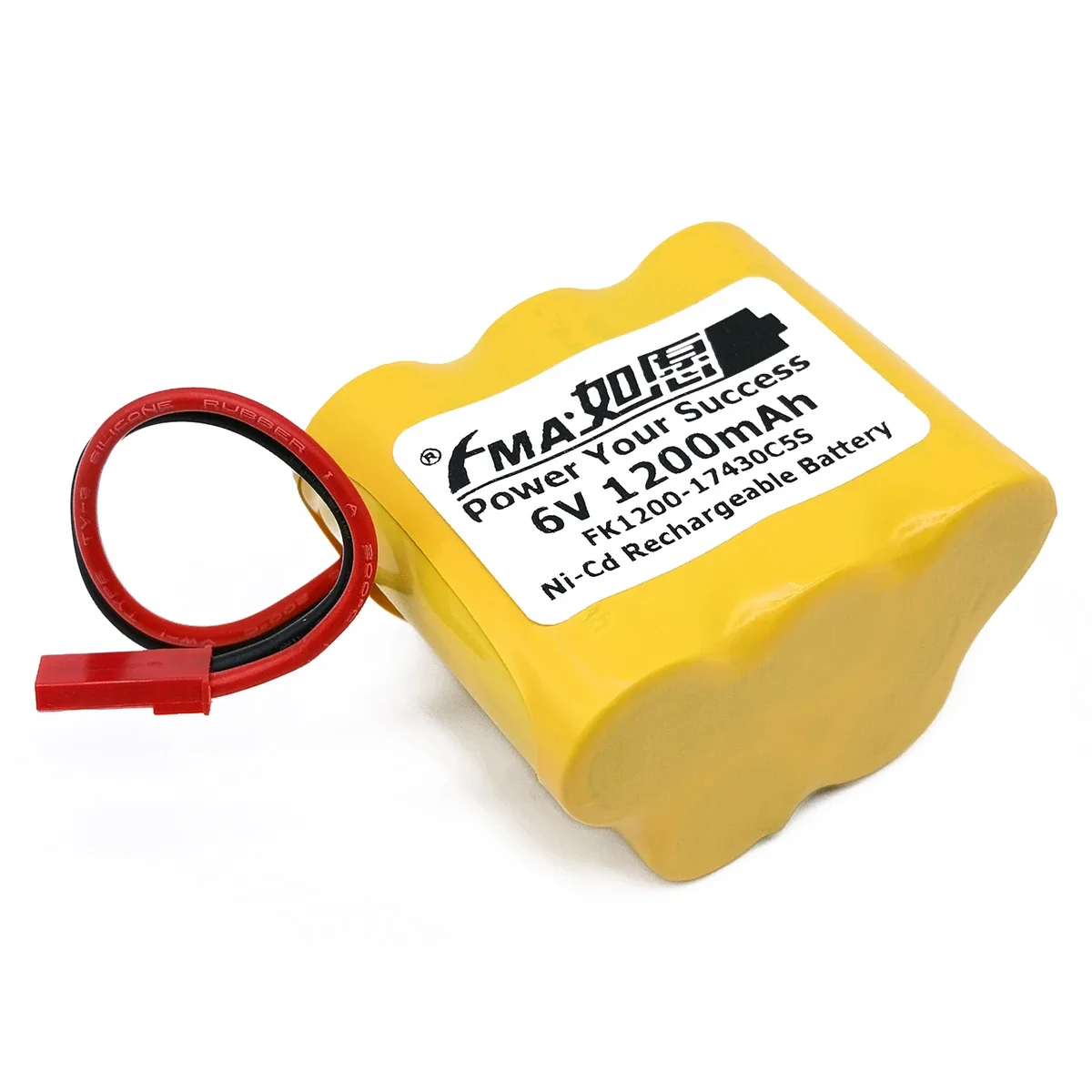 FMA 6V 1200mAh-2200mAh Ni-Cd Ni-MH Rechargeable Battery for ES 7008 Power Toys Emergency Light High-Capacity Backup