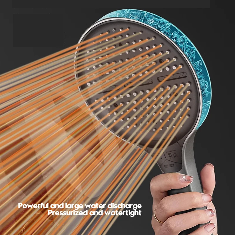 15 см высококачественный фильтр для воды, регулируемый душ высокого давления, портативный 3 режима, большая панель, насадка для душа, аксессуары для ванной комнаты