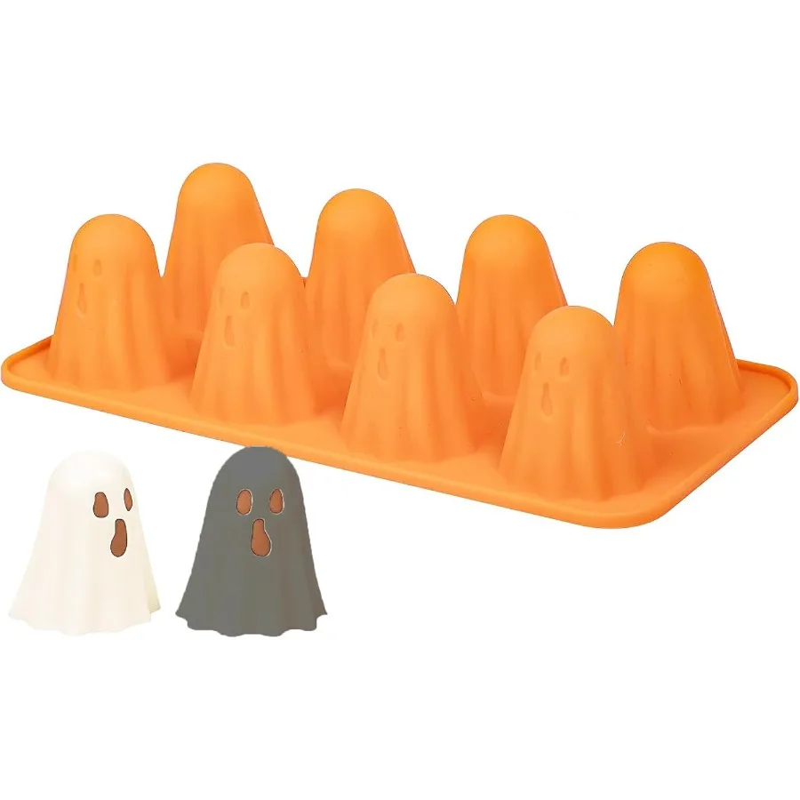 

Ghost Molds Silicone Chocolate Ghost Halloween Candy Molds Jelly Chocolate Candy Gummy Crayon Resin