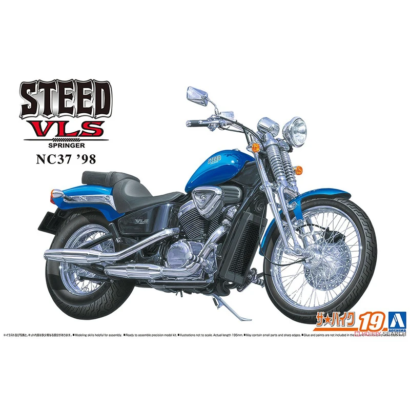 

Static Assembled Car Model Aoshima-06608 1/12 Scale For Honda NC37 Steed VLS 1998 Motorcycle Model Kit