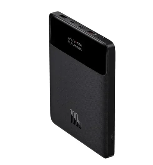 베이스어스 20000mAh 100W/65W 블레이드 고출력 디지털 디스플레이 퀵차지 모바일 보조배터리 대용량 휴대용 파워뱅크 사용 예시