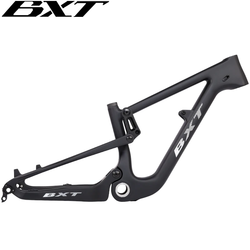 BXT Bike Frame 20er Carbon Full Suspension MTB Frame XC Travel Full Suspension Mountain Bicycle Frame 20inch Suitable Height