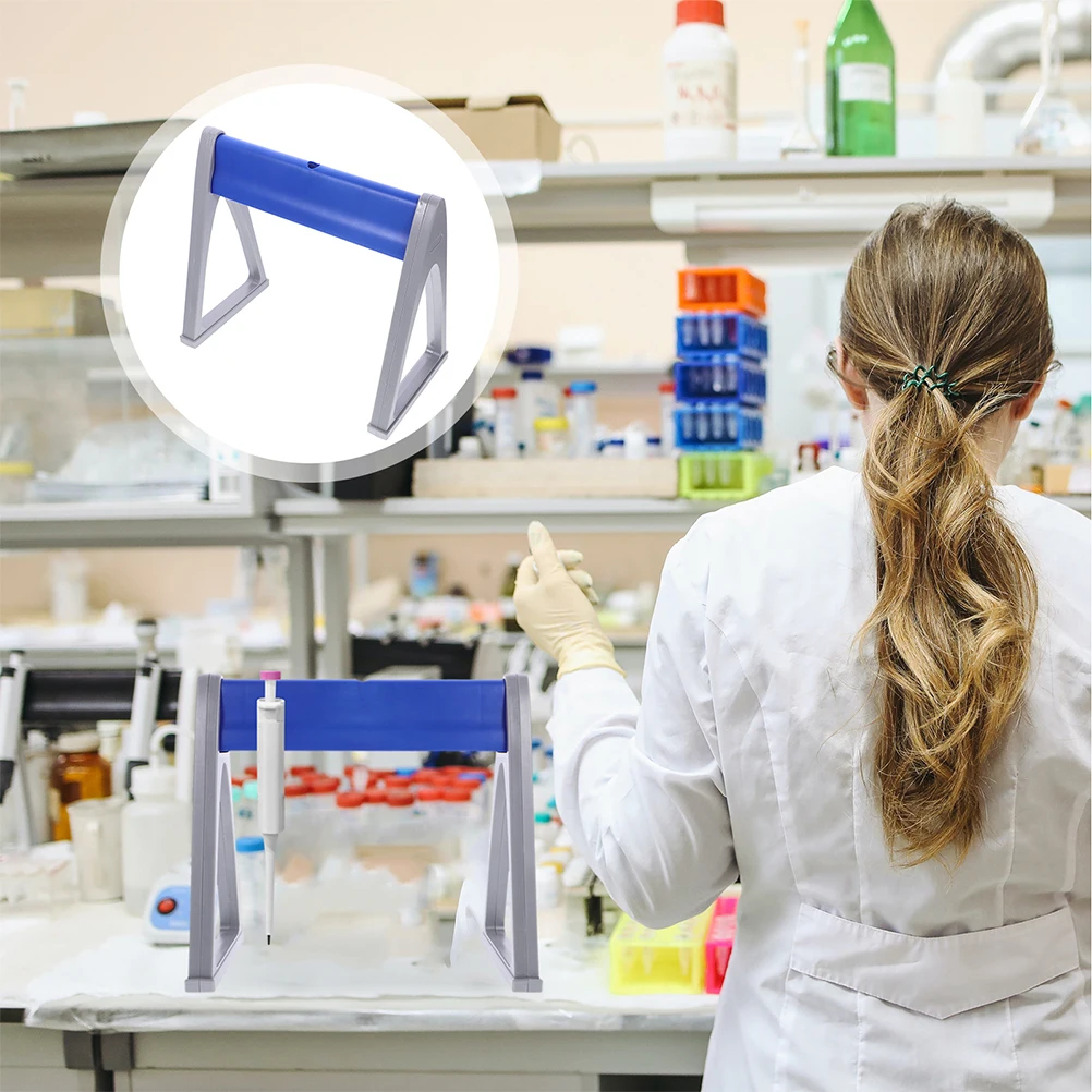 

2 Pcs Pipette Stand Dosing Tube Holder Hanger Laboratory Plastic Racks Experiment