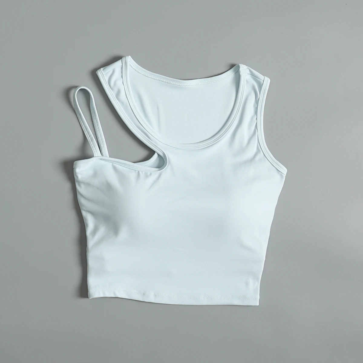 Women's Sports Bra Top One-Piece Exercise Innerwear High Aesthetic Value Running Shock Absorption Gathered Vest Outdoor Wear
