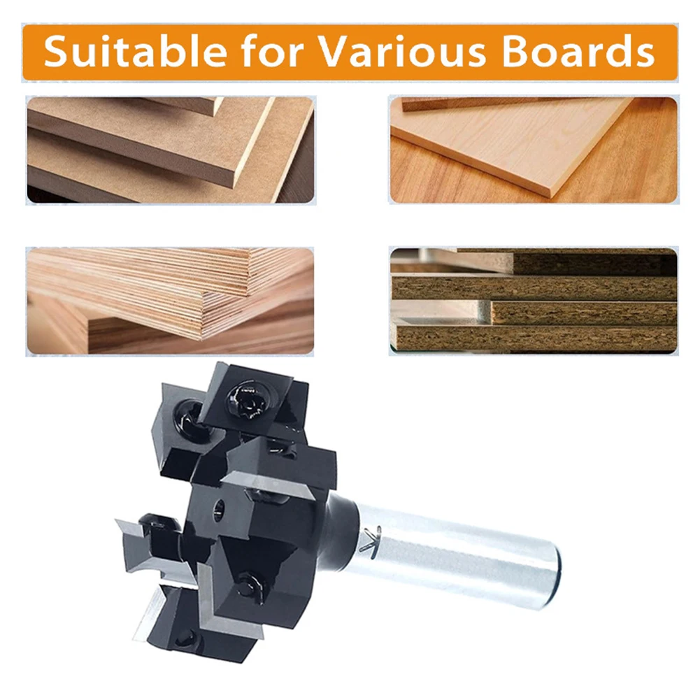 

Carbide Insert Router Bit Precision Groove Cleaning Wear Resistance Stable Installation 50.8mm 2in Door Panel Applications