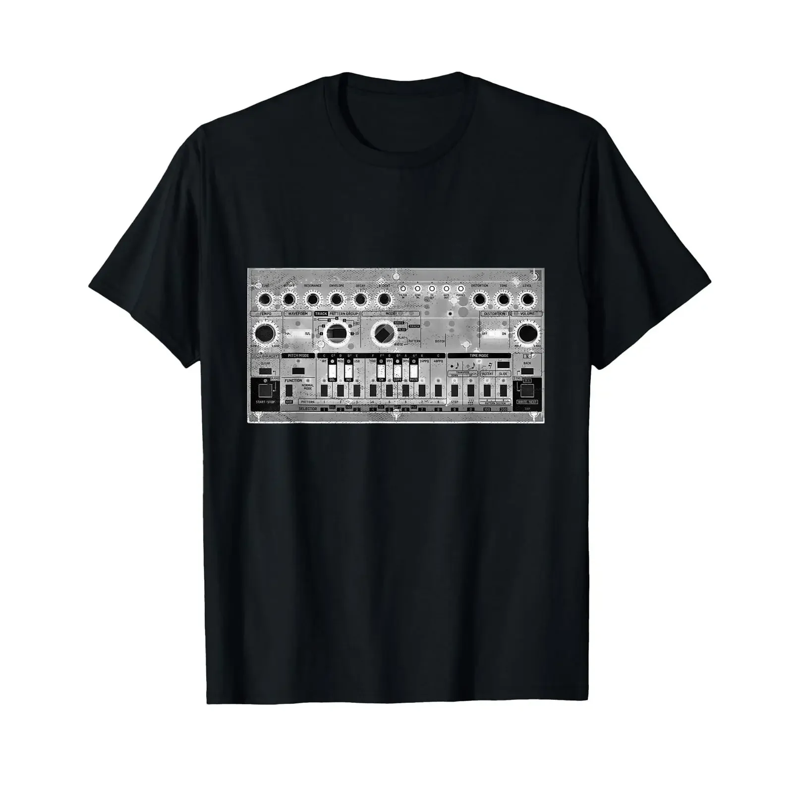 Analogue Synthesizer Electronic Music Modular Life T Shirt vintage Washed Top For Everyday Wear streetwear Stylish Casual homme