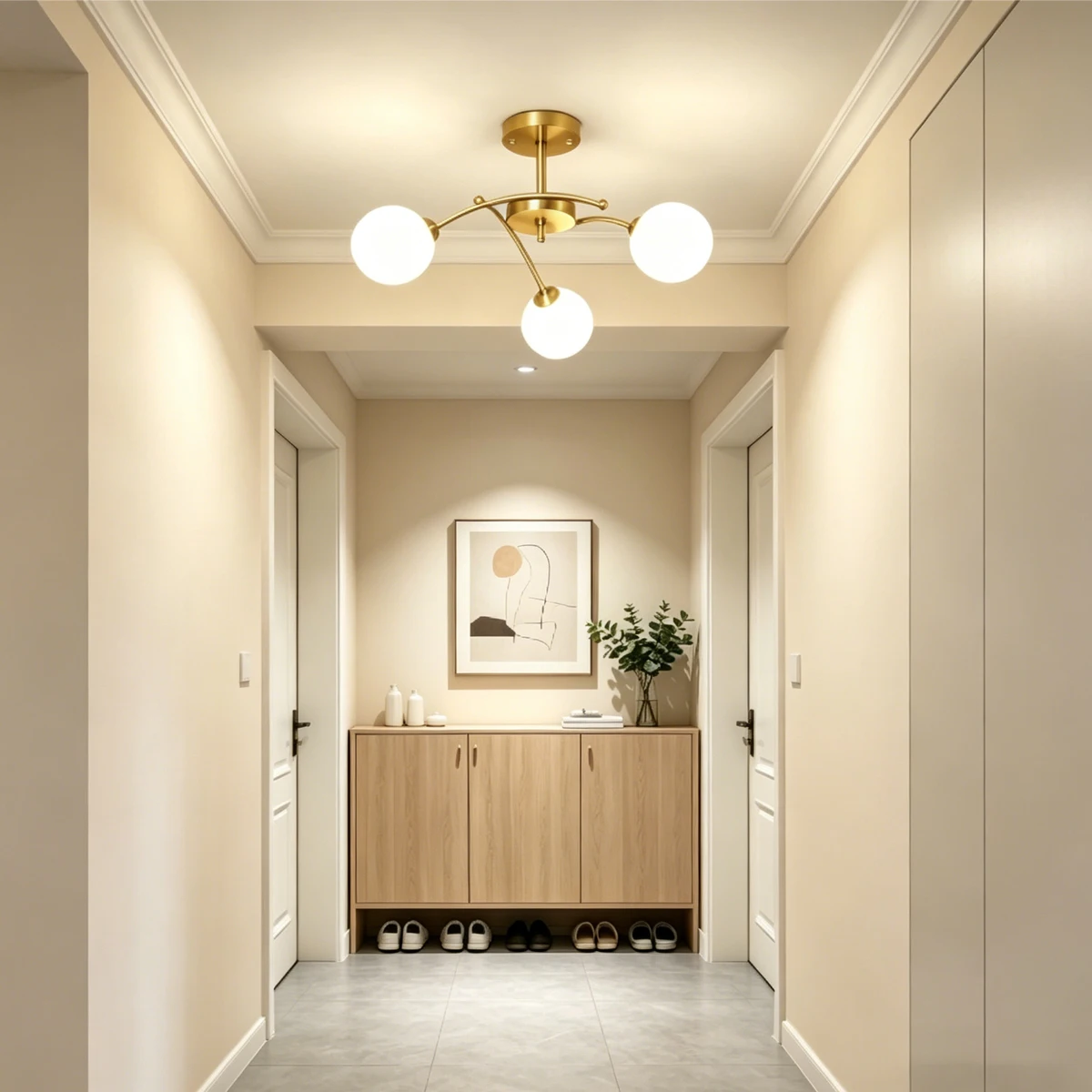 Modern Minimalist Nordic Light Luxury Chandelier for Master Bedroom, Living Room & Dining Room