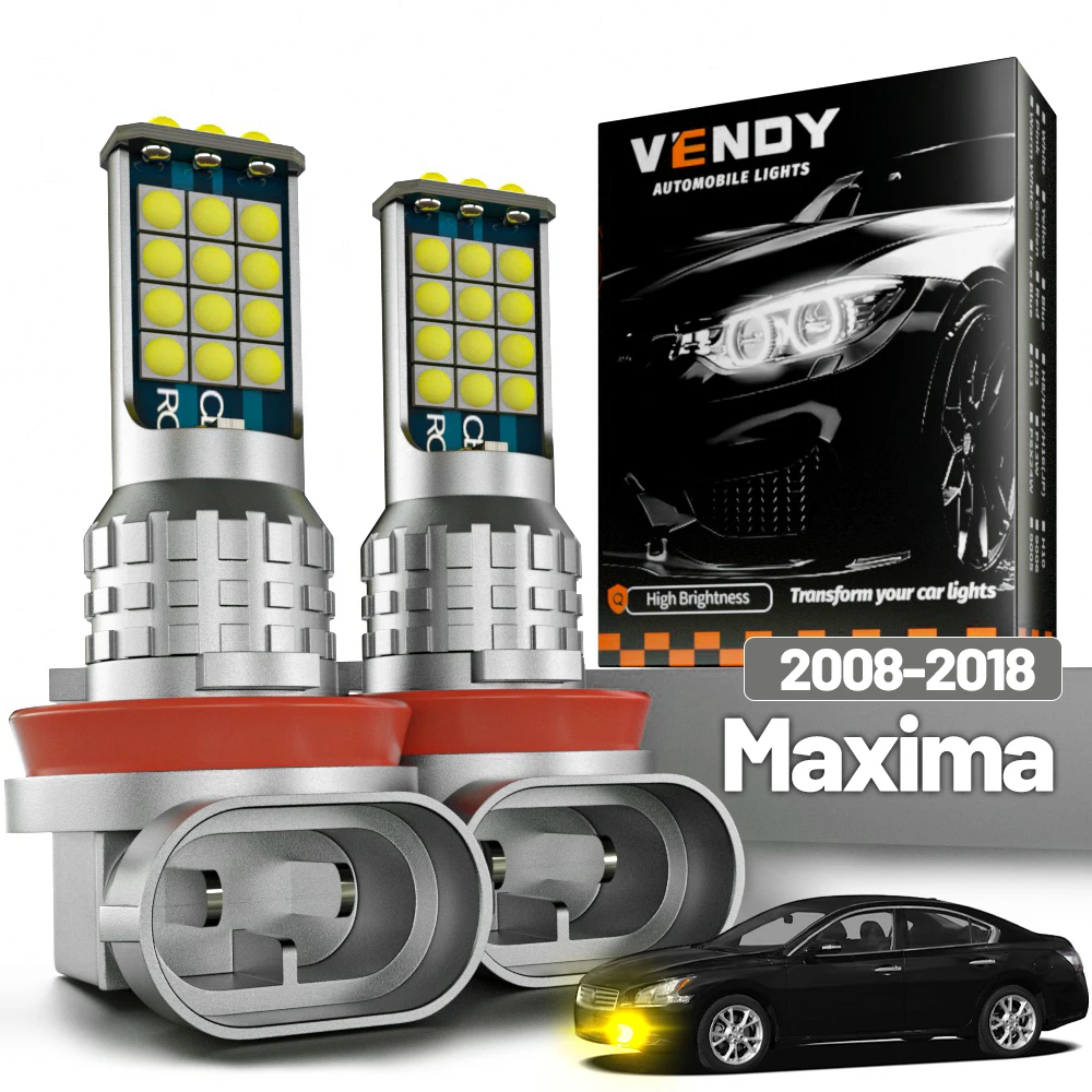 2 Stück LED-Nebelscheinwerfer für Nissan Maxima 2008-2018 2009 2010 2011 2012 2013 2014 2015 2016 2017 Canbus Zubehör