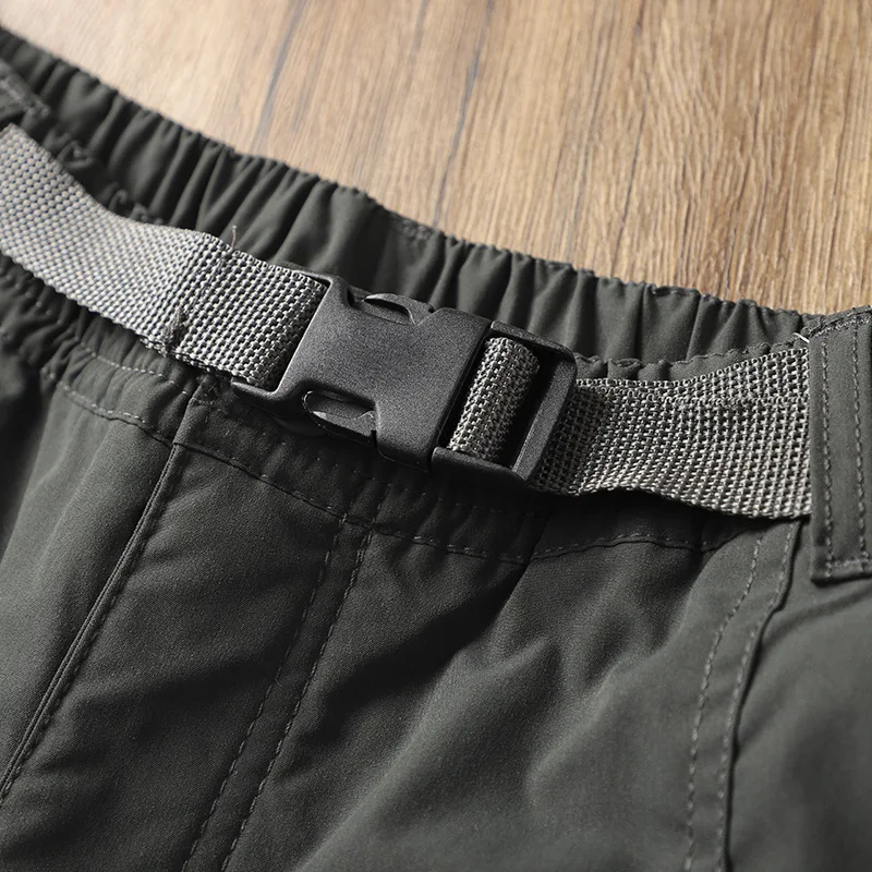 Outdoor Workwear Pants Men's Loose Fleece Lined Thick Soft Hiking Pants Windproof Waterproof Polyester Fiber Straight Leg
