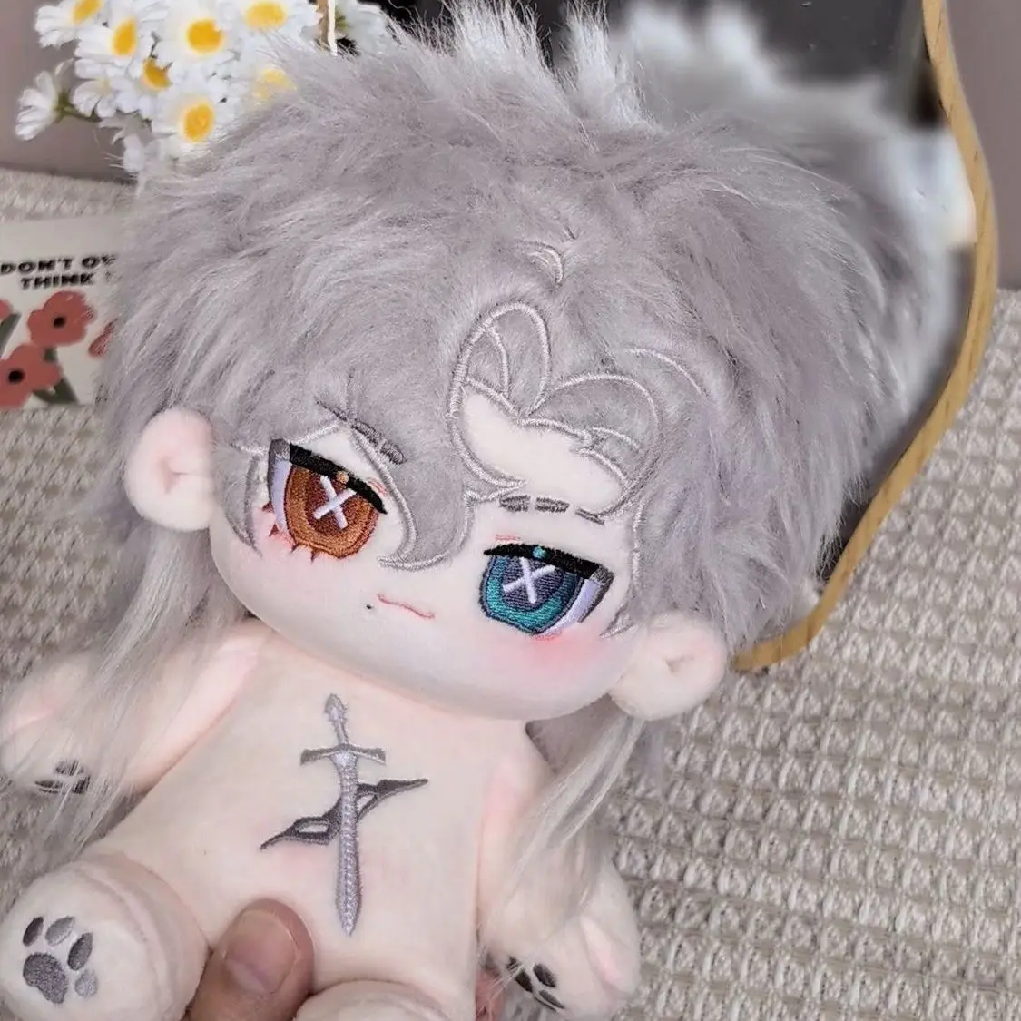 Pluszak Identity V Richard 20 cm, pluszowa lalka z bawełny, zabawka, gadżet z gry, figurka do przebierania, poduszka, pluszowy prezent urodzinowy