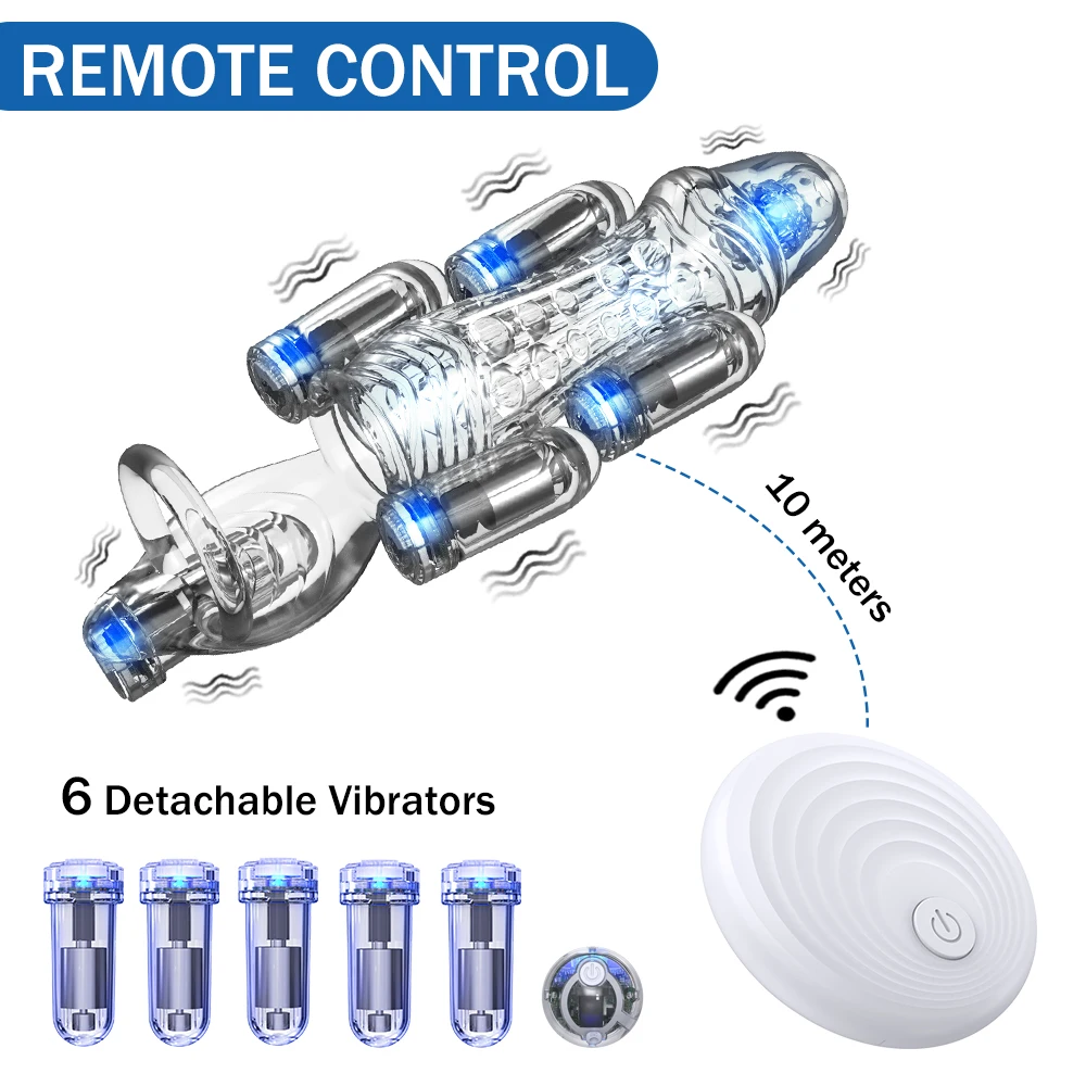 Glans Vibrator Remote Conntrol Bullet Glans Vibrator For Men Penis Exerciser Penis Glans Trainer For Delay Ejaculation Sex Toy