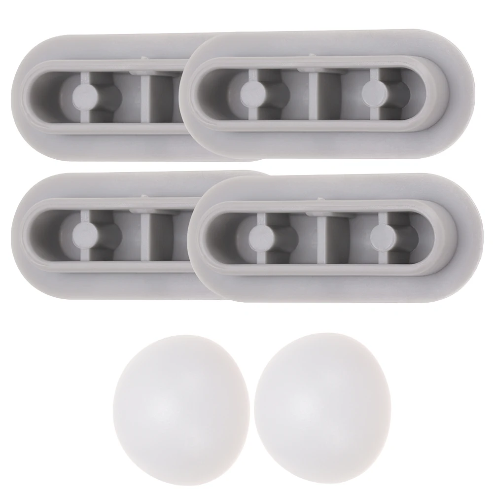 

4 Pcs Toilet Seat Gasket Seats Spacer Antislip Lid Cushioning Pad Lifter Bumper