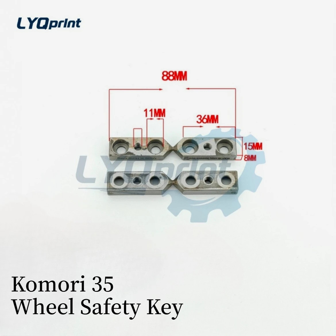 Komori 35 Wheel Safety Key Gauss North Professional High Quality Printing Machine Equipment Accessories