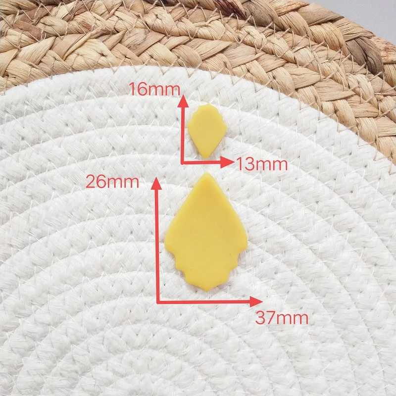 Weiche Keramik Polymer Clay Cutter Keramik DIY INS Französisch Ohrringe U Muster Stanzformen für Ohrring Schmuck Anhänger Herstellung Form – Detail 18