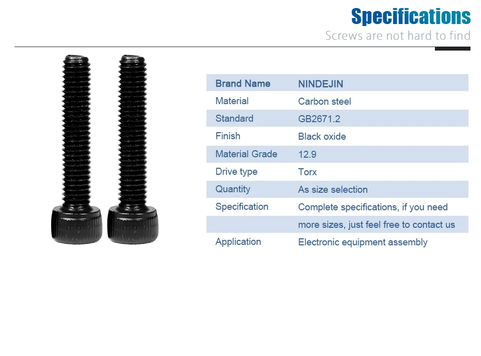 Torx Zylinderkopfschraube mit Rändelung, Schwarzer Kohlenstoffstahl M3 M4 M5 M6 M8 Sechsrund-Sternkopfschraube, Festigkeitsklasse 12.9 – Detail 3