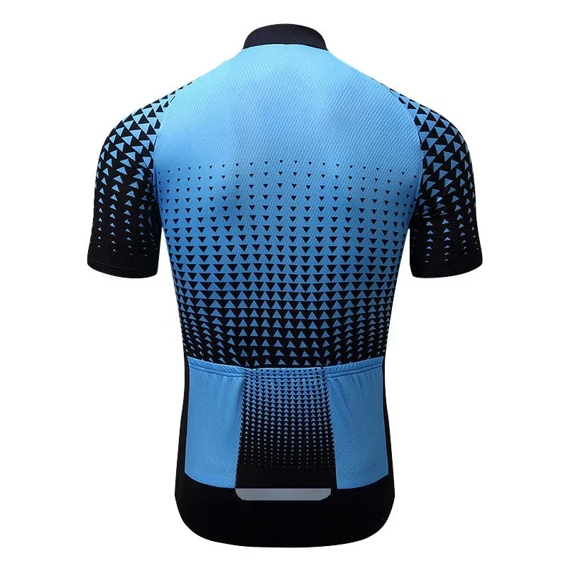 Pro Team Summer Men Cycling Jersey Clothes Bicycle BIke Downhill Breathable Quick Dry Reflective Shirt Short Sleeve image 3