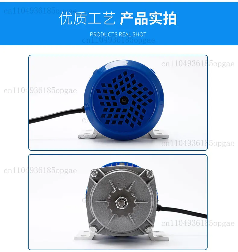 24V/48V/60V 800W tricycle motor Central brushless gear motor