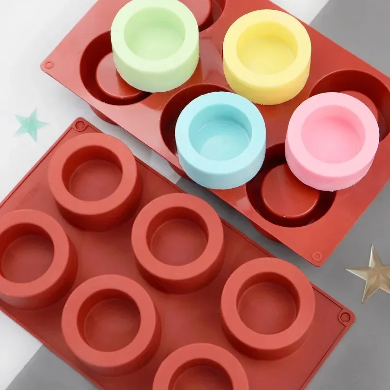 Runde Silikon-Kuchenform 3D-Backform für Mousse und Seifen, Küchenwerkzeuge, Kuchendekorationsform, Backform – Detail 6