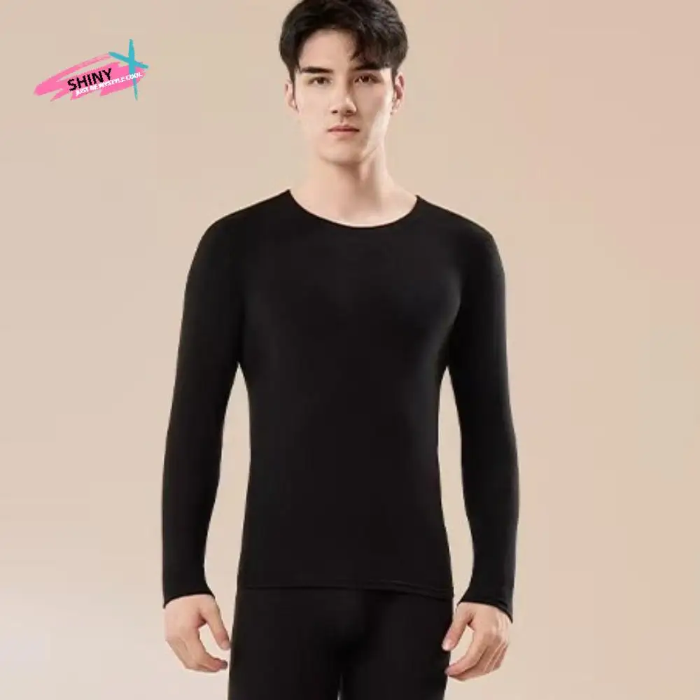 

Топы/брюки, мужское теплое термобелье, невидимый комплект термобелья с круглым вырезом, утепленные теплые длинные брюки, мужские