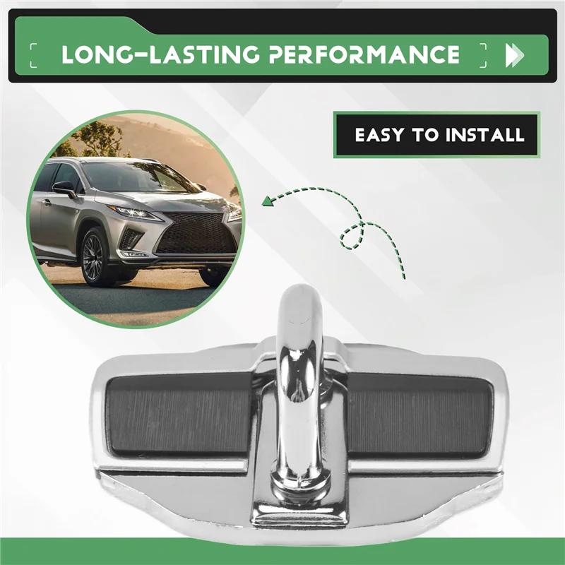 

AASS-Car TRD Door Lock Buckle Upgraded Stabilizer Cover Latches Stopper For-Lexus-Toyota Series Eliminate Abnormal Space