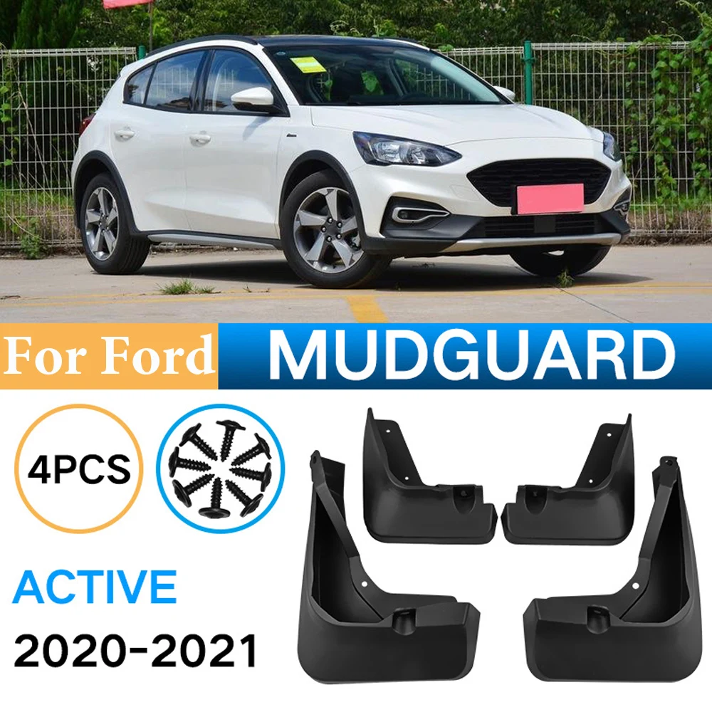 

Car Mudflaps For Ford Focus Active 2020-2021 Mudguards Fender Mud Flap Splash Guards Cover Parts Car Accessories 4PCS